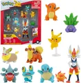 Pokemon Battle Figure Box 10 Figuren Pikachu Glumanda Squirtle PKW2855