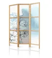 framed concept - Paravent Raumteiler aus Holz 135x172 cm, 3-teilig, einseitig, im orientalischen Stil