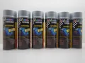 6x DUPLI COLOR Supertherm silber 800°C Auspufflack LACKSPRAY Hitzefest 400ml