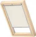 VELUX Original Verdunkelungsrollo für VELUX dachfenster MK06, Hellbeige, Grauer Führungsschiene