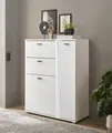 Home affaire Highboard LONG ISLAND (1 St), in moderner Trendfarbe,inklusive senkrechter Beleuchtung,Breite 100 cm