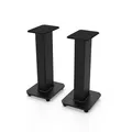 Kanto SX22 Universal Fillable Speaker Floor Stands for Bookshelf Speakers | 22" Tall | Dedicated Cable Channel | Fill Bags Incl. | Pair | Black