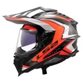 LS2, Motocross-Helm EXPLORER CARBON FRONTIER II Gloss Orange, XL