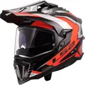 Enduro Motorrad Helm XL - LS2 Explorer C Frontier II 2 MX701 - orange