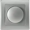 DELPHI Dimmer für LED Lampen 250V/ 3-60W inkl. Rahmen UP silber