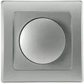 ChiliTec 21660 DELPHI Dimmer für LED Lampen 250V~/ 3-60W, inkl. Rahmen, UP, silber