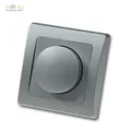 DELPHI Dimmer für LED Lampen, 3-35W, silber up Unterputz Dimmerschalter Schalter