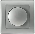 ChiliTec DELPHI Dimmer für LED Lampen 250V~/ 3-60W, inkl. Rahmen, UP, silber