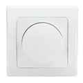 Led Dreh-Dimmer DELPHI/MILOS 230 V 3-35W 2-Draht Technik Unterputz UP für Lampen