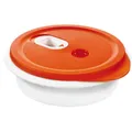 Rotho Mikrowellen Menüteller „Micro Clever“  20x6,5cm 1 LGeschirr mit Deckel