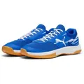 PUMA VARION II Hallenschuh mit Gummilaufsohle und leichtem Profil, mit Schnürverschluss blau 42,5 EU
