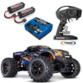 TRAXXAS # X-Maxx Belt 4x4 VXL Orange 2 Lipos Traxxas 5000mAh 4S +Live Lipo Lader