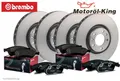 Brembo Bremsscheiben + Beläge für BMW 5er F10 Limo VORNE + HINTEN