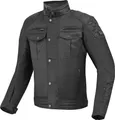Bogotto Barton wasserdichte Motorrad Wachsjacke, schwarz, S