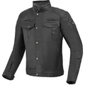 Bogotto Barton wasserdichte Motorrad Wachsjacke, schwarz, Größe S für Männer