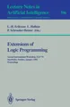 Extensions of Logic Programming Lars-Henrik Eriksson