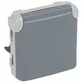 Legrand Plexo55 Modular Steckdose (SL) 1-fach IP44 Feuchtraum grau 069575 - Grau