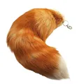 Fuchsschwanz Anhänger etwa 43cm Fell Schwanz Keychain Extra Groß Schlüsselrin...
