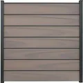 GroJa Solid Grande Premium Steckzaunsystem 180 x 180 cm Bi-Color Braun