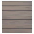 GrojaSolid Grande Premium BPC Steckzaun-Set 180x180cm BiColor co-extrudiert- Leiste DB703 4250260970735