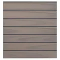 GrojaSolid Grande Premium BPC Steckzaun-Set 180x180cm BiColor co-extrudiert- Leiste DB703