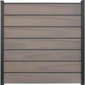 GroJa Solid Grande Premium Steckzaun Sichtschutzzaun Bi-Color co-extrudiert Sichtschutz Steckzaun Lamellenzaun