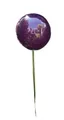 Jürgen Bocker Garten-Ambiente violett Gartenstecker Rosenkugel 15 cm Edelstahl mit Marmorlackierung Stab 80 cm, BS 100 024
