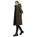 khujo Jange Frauen Wintermantel grün M 100% Polyester Basics, Casual Wear, Streetwear