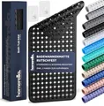 homerella® Badewannenmatte rutschfest 88x39cm, INKL. HAKEN, Rutschfeste Badematte BPA frei, Duschmatte rutschfest, Antirutschmatte Badewanne, Rutschmatte Badewanne, schimmelresistent&maschinenwaschbar