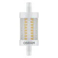 Osram LED Leuchtmittel Stab 78mm Line 6,5W = 60W R7s klar 806lm warmweiß 2700K