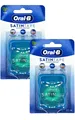2 x Oral-B Satin Tape Zahnseide a 25m - gegen Zahnstein und Parodontose