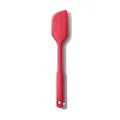 OXO Good Grips Silikon-Spatel mittelgroß – für Marmelade und mehr, Red, Rot