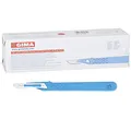 GIMA - Sterile Einweg-Skalpelle, Standardmodell, Nr. 21, 10er-Pack, 27065