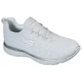 Skechers Summits Slip-On Sneaker Slipper, Freizeitschuh, Komfortschuh mit Memory Foam weiß 40 EU