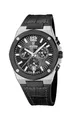 Festina Swiss Made Herren-Chronographenuhr aus Stahl mit Lederarmband F22003/4