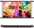 Duronic BPS40 16:9 Beamer Leinwand | 40 Zoll Projektor Leinwand | 16:9 Heimkino