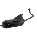 TECNIGAS Silent Pro Black Shield Auspuff, schwarz