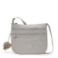 Kipling ARTO Mittelgroße Umhängetasche, Grey Gris (Grau)