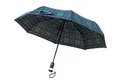 Origin Outdoors Led-Trek Regenschirme Blau-Grün Kariert One Size