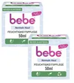✅ bebe Hautpflege Gesichtscreme Feuchtigkeitspflege Pfirsich-Extrakt 2x 50ml ✅