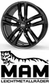 4x MAM RS3 8,5x19 5/112,0 ET45 Black Painted
