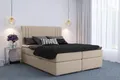 JVmoebel Boxspringbett Luxus Polsterbett in Beige mit hochwertigem Textilbezug, Made in Europa