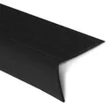 KARAT Stufenkantenprofil Michigan - Treppenkantenprofil Schwarz  45 x 42 x 1000 mm