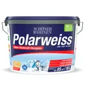 SCHÖNER WOHNEN FARBE Innenfarbe "Polarweiss", 10 Liter, weiß, matt
