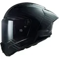 LS2 FF805 Thunder Carbon GP Aero, Integralhelm - Matt-Schwarz - XL