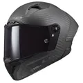 LS2 FF805 Thunder C Plus GP Aero Motorradhelm Gr. XL - Schwarz Matt Carbon