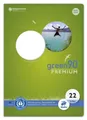 Heft - LIN22, A4, 16 Blatt, 90 g/qm, 5 mm kariert, 2 St.