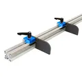 SCHMIDT systemprofile Längenanschlag C 2m Aluminium-Profil Säge-Anschlag Links-Rechts Maßband 2x Ablängklappe