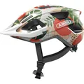 Abus Helme Fahrradhelm Aduro 3.0 Größe L 58-62cm Orange Palmen Visier Abnehmbar