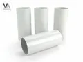 4x Fränkische Kunststoff-Steckmuffe SMSKU-E 32 grau